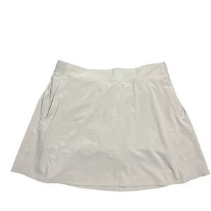 Athleta Women's Size 16 Pyrite Tan Brooklyn Heights High Rise Skort Skirt‎